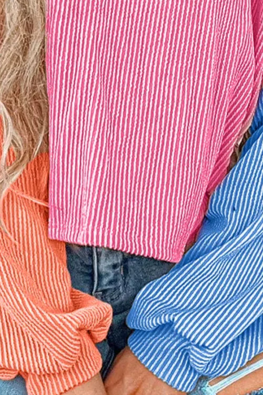 Abby’s Color Block Long Sleeve Top