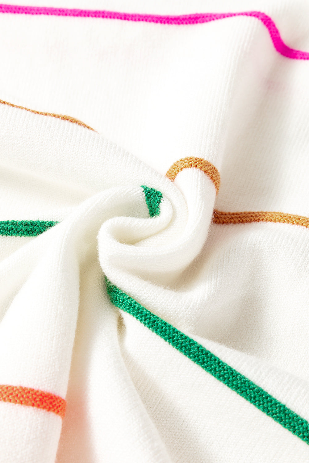 Alex Knit Striped Drop Shoulder Sweater