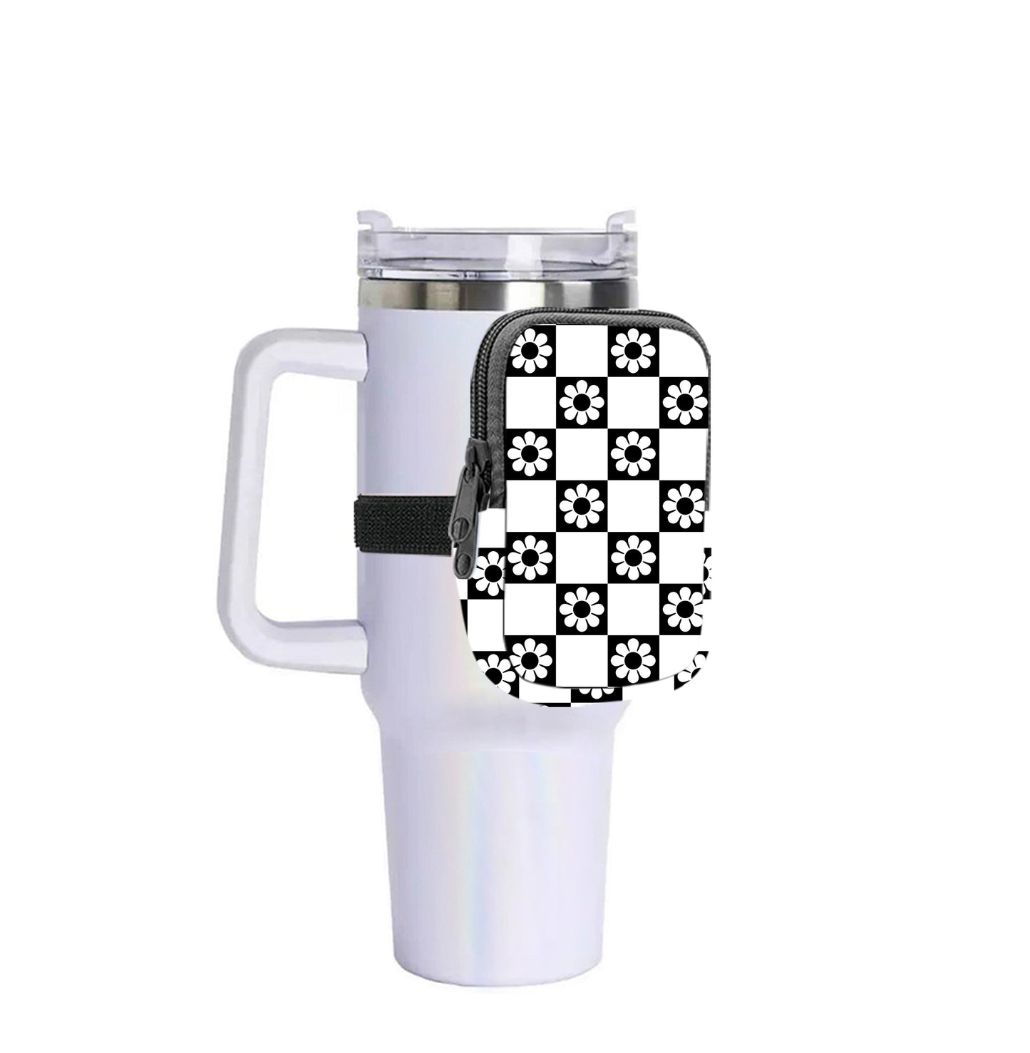 White Tumbler Zip Pouch