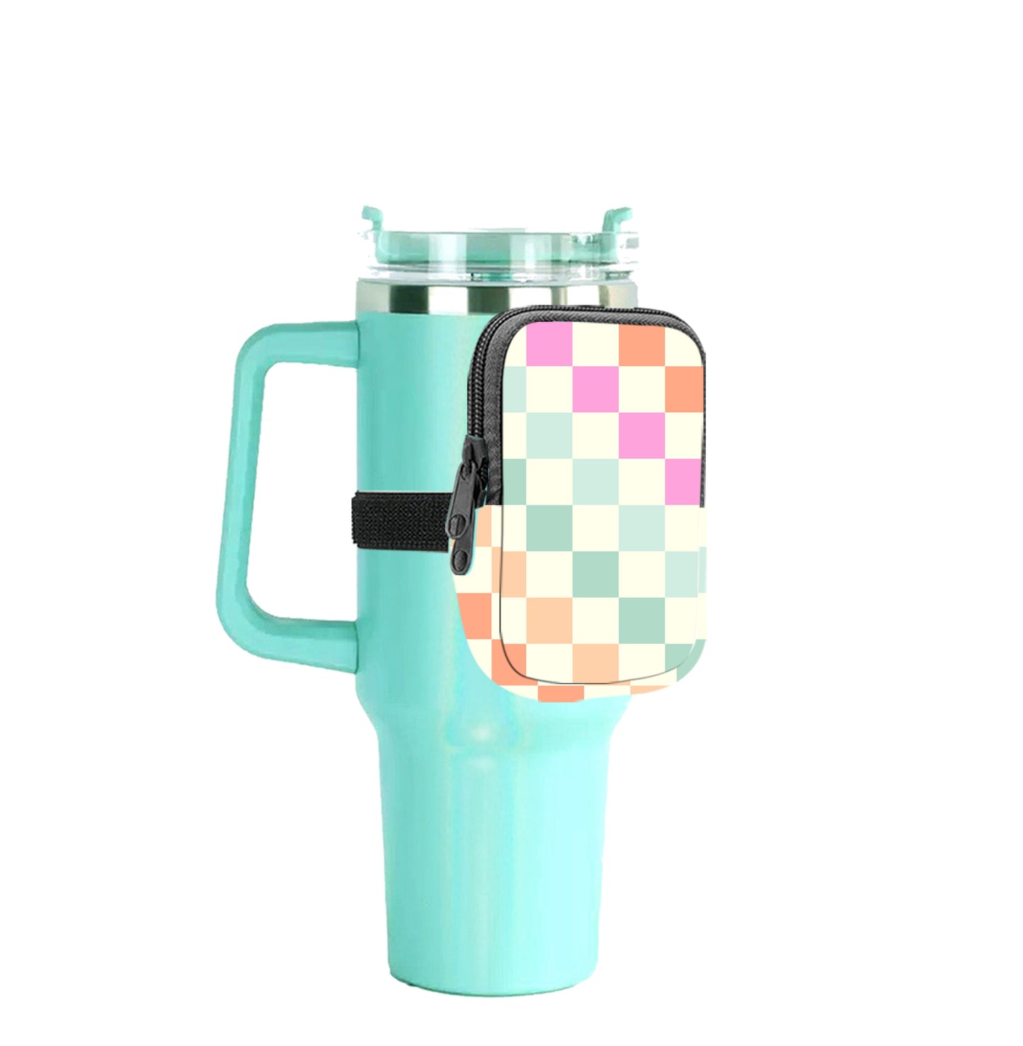 White Tumbler Zip Pouch