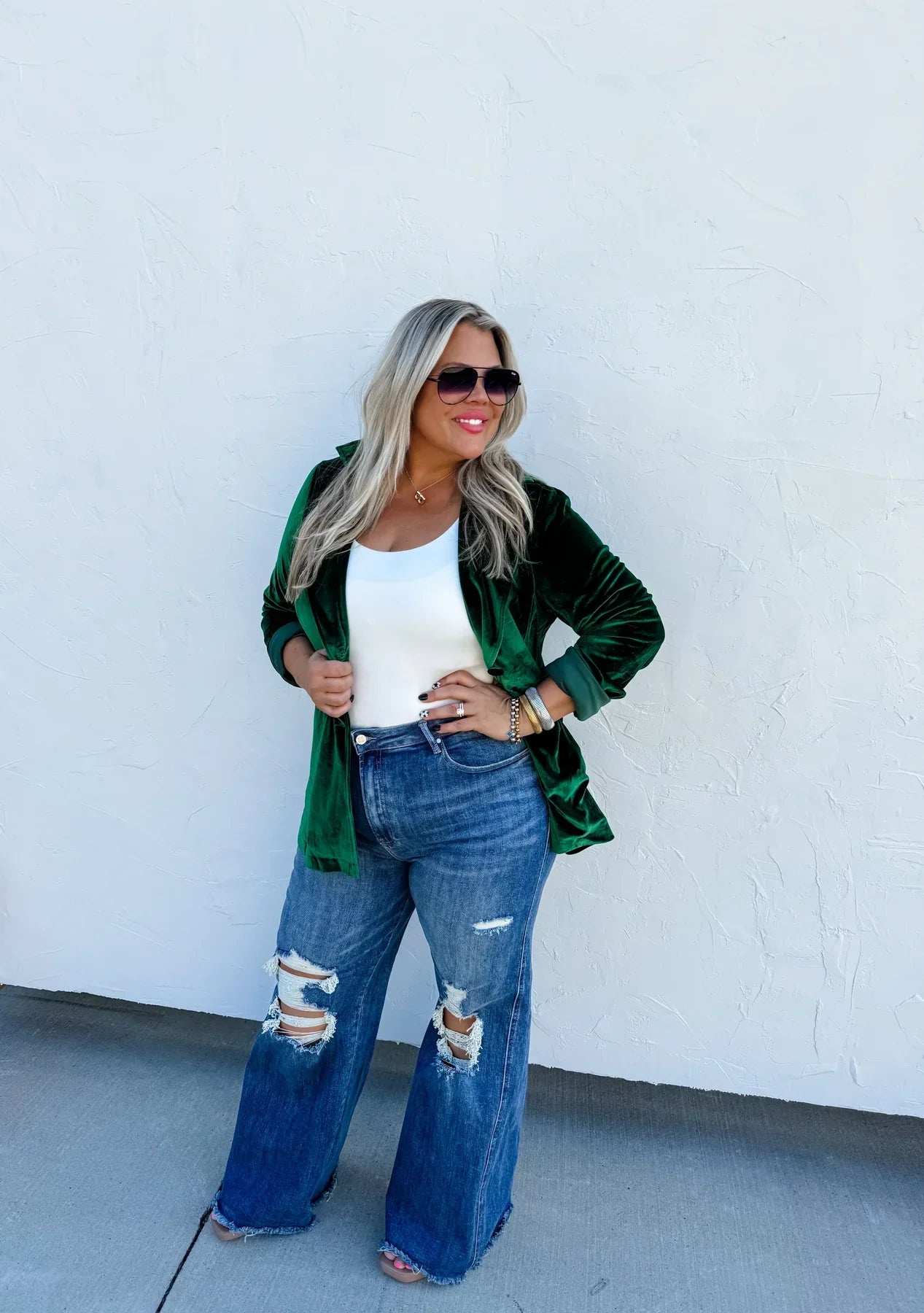 Blakeley: Velvet Blazer in Three Colors