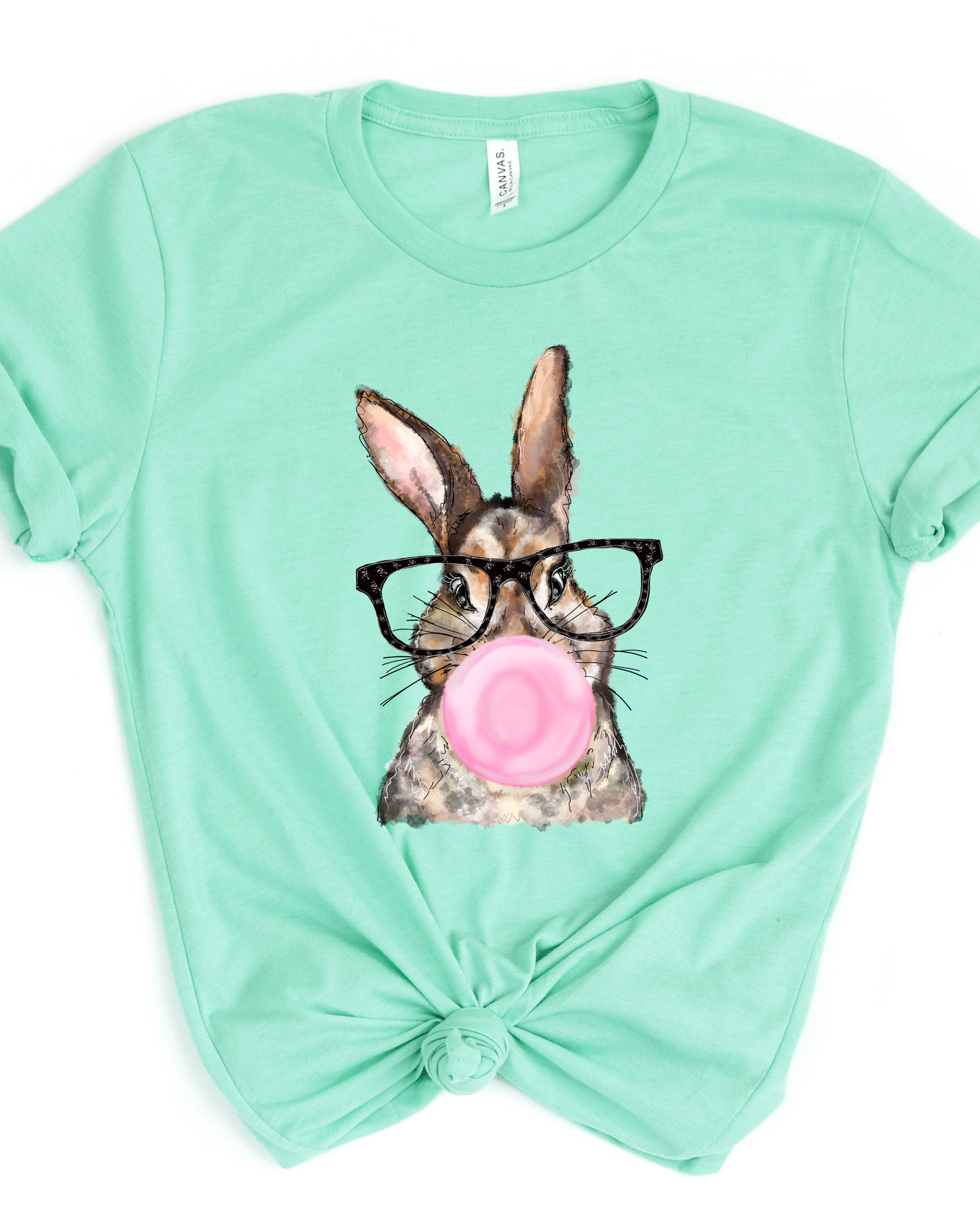 BUBBLEGUM BUNNY TEE (BELLA CANVAS)