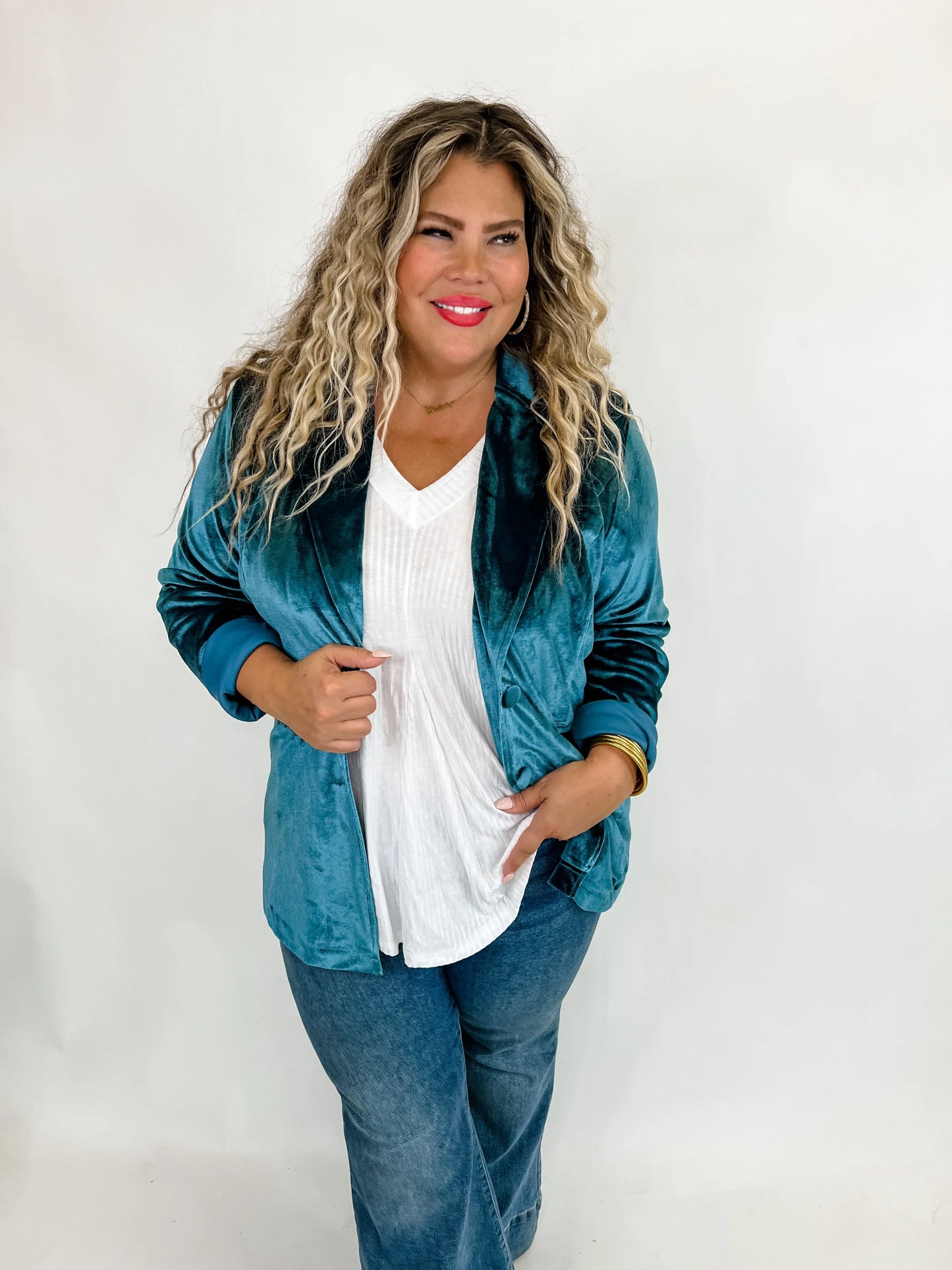Blakeley: Velvet Blazer in Three Colors