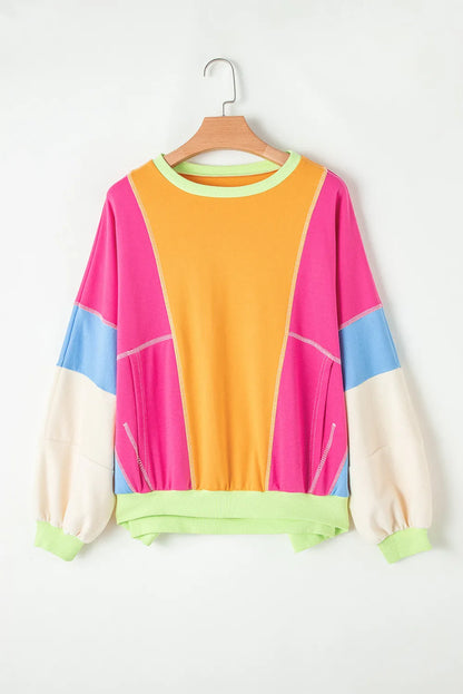 Color Blockin’ Pullover Crew