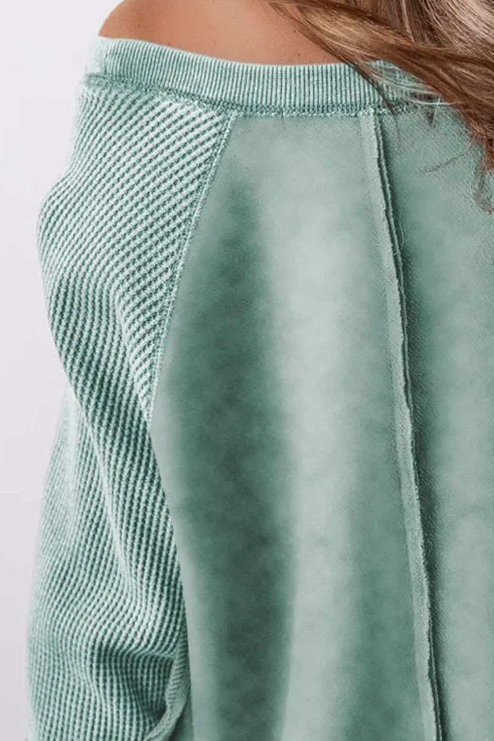 Take a Breath Exposed Seam Pullover