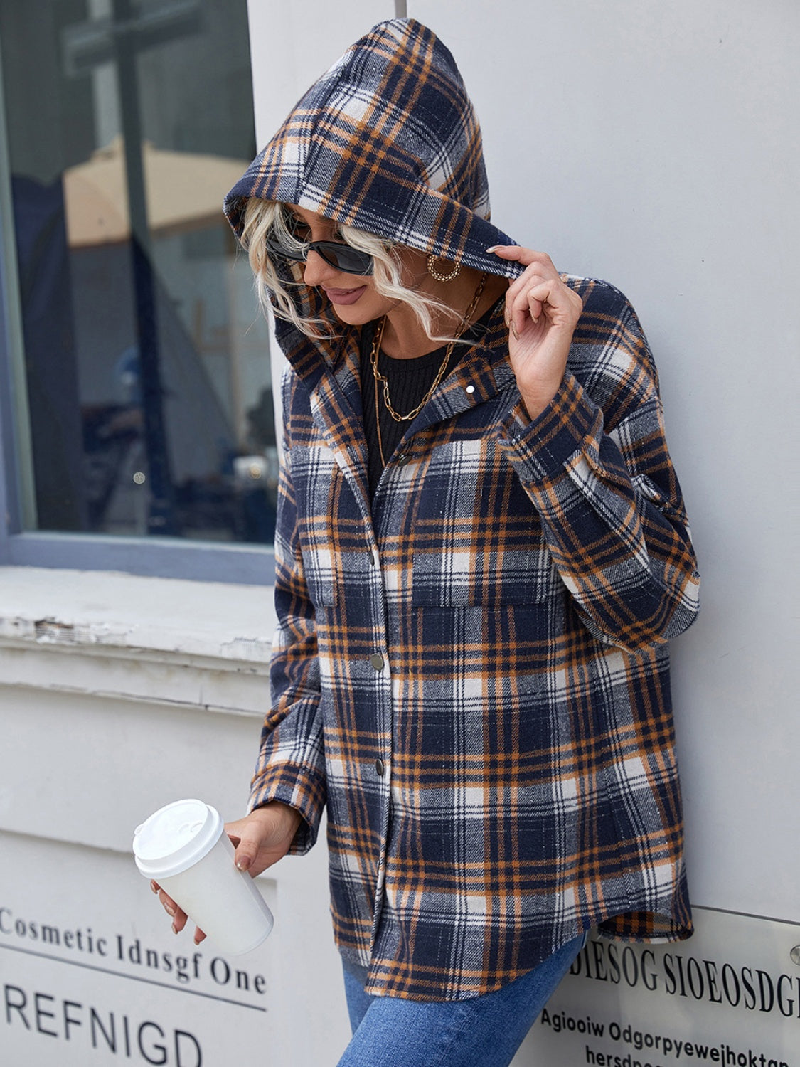 Foggy Mornings Plaid Shacket