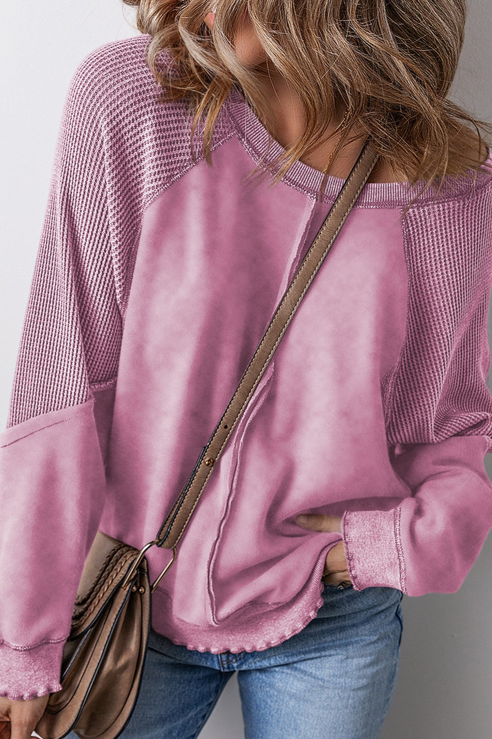 Take a Breath Exposed Seam Pullover