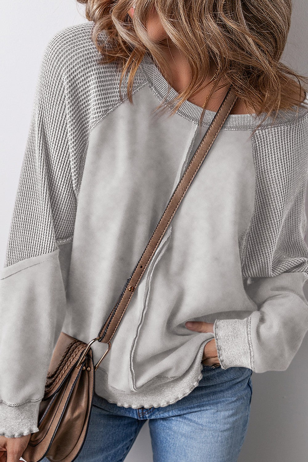 Take a Breath Exposed Seam Pullover