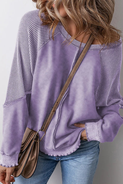 Take a Breath Exposed Seam Pullover