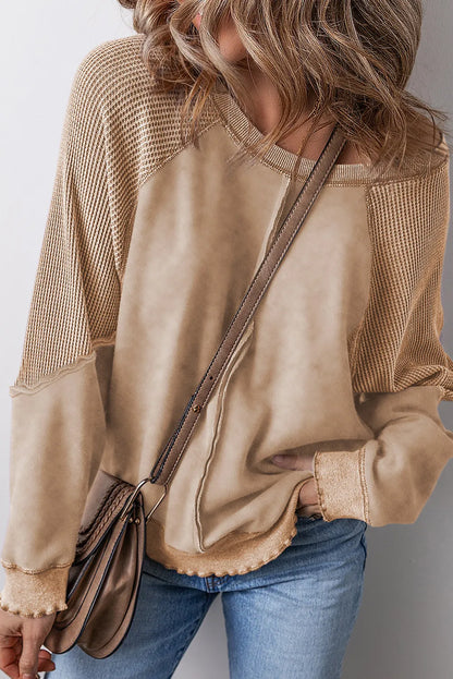 Take a Breath Exposed Seam Pullover