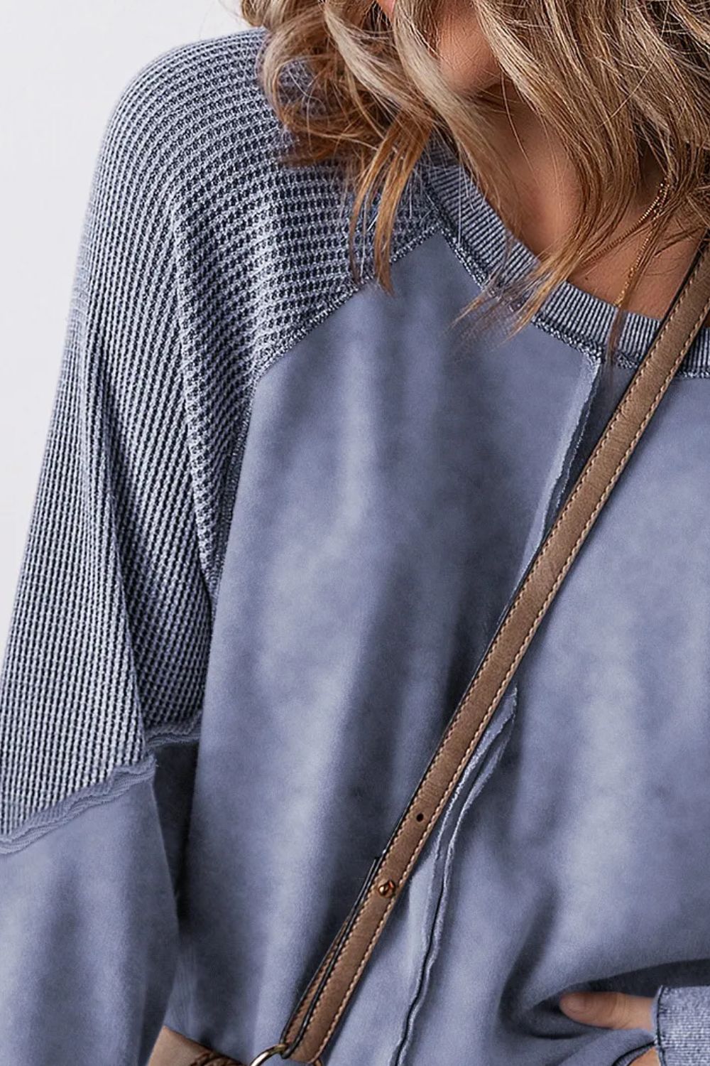 Take a Breath Exposed Seam Pullover