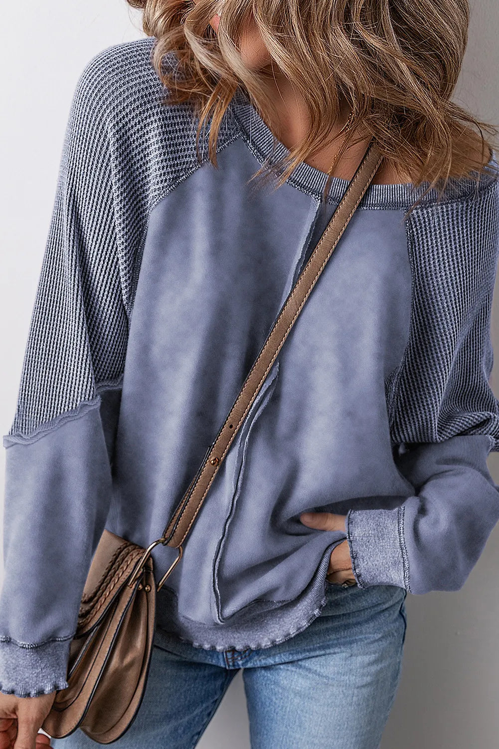 Take a Breath Exposed Seam Pullover