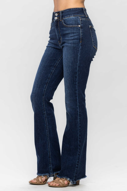 Frayed Hem Bootcut Judy Blues