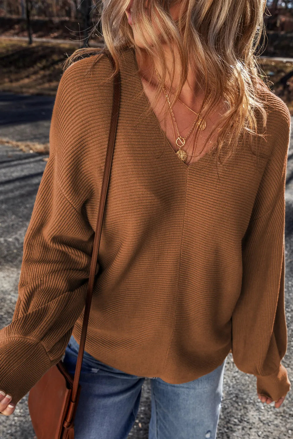 Dropped Shoulder Sweater