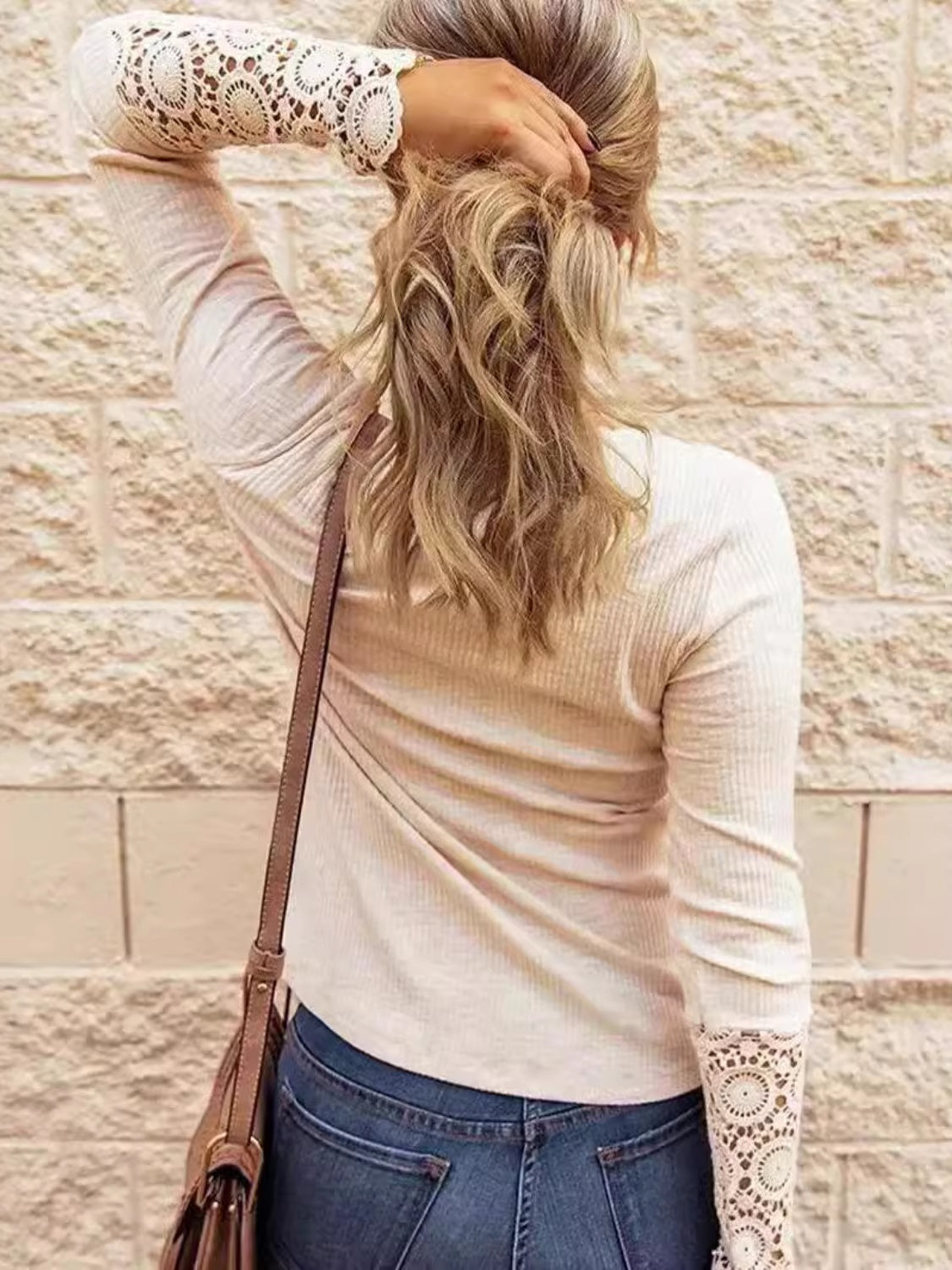 Hailey Lace Detail Long Sleeve