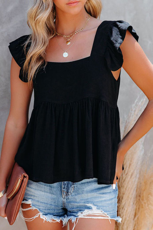 Summer’s Coming Square Neck Top