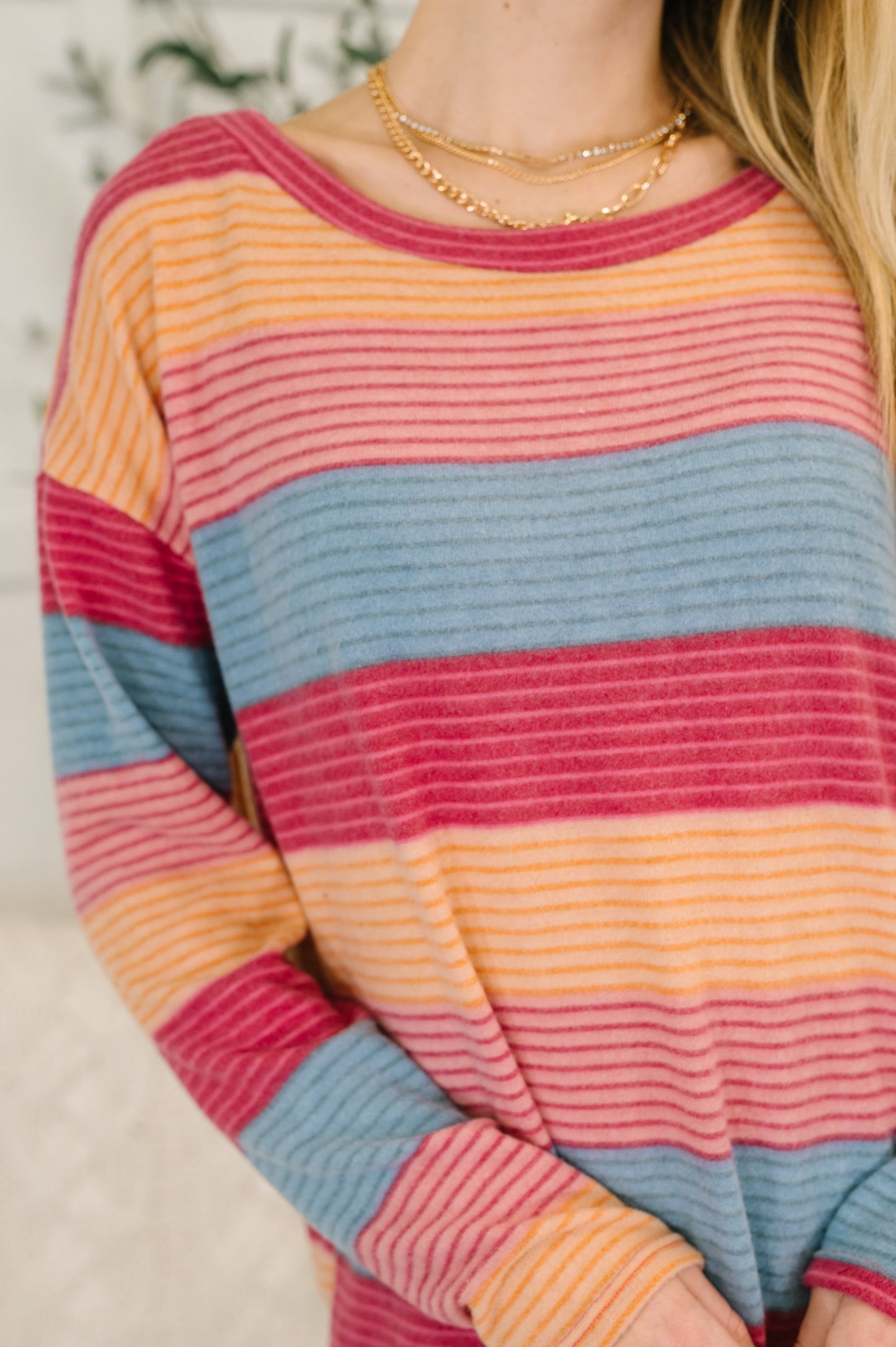 Back Home  Drop Shoulder Top