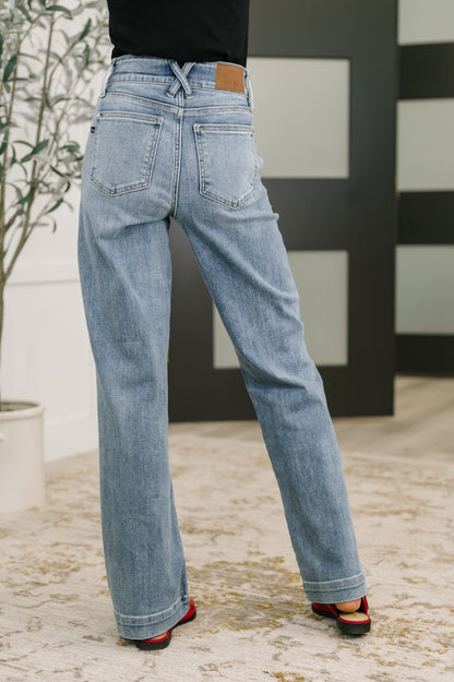 Carrie High Waist Trouser Wide Leg