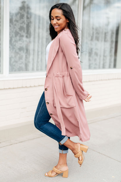 First Day Of Spring Jacket in Dusty Mauve