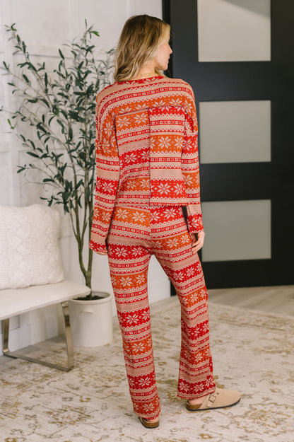 Holly's Jolly Pajama Top and Bottom Set