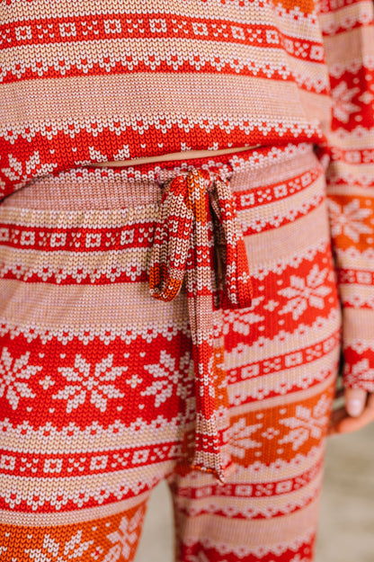 Holly's Jolly Pajama Top and Bottom Set