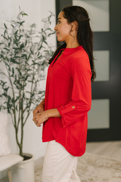 Lizzy Top in Red