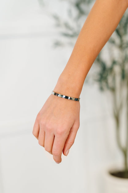 Shelby Classic Silver Bangle