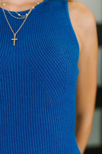 Your Full Attention Sweater Knit Midi Dress