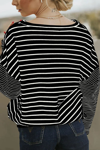 Kelly Contrasting Stripe Long Sleeve