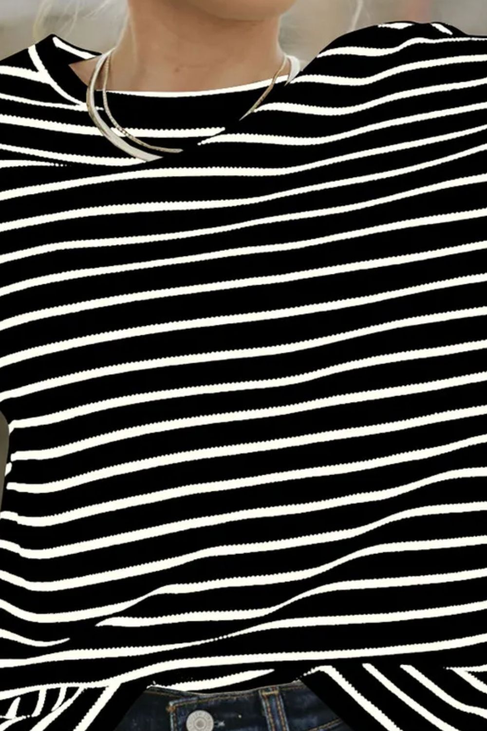 Kelly Contrasting Stripe Long Sleeve