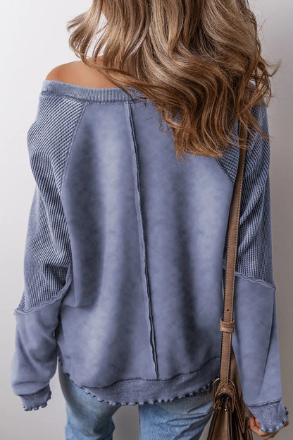 Take a Breath Exposed Seam Pullover