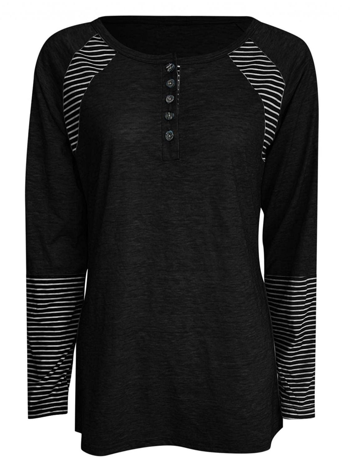 Megan Contrast Stripe Long Sleeve