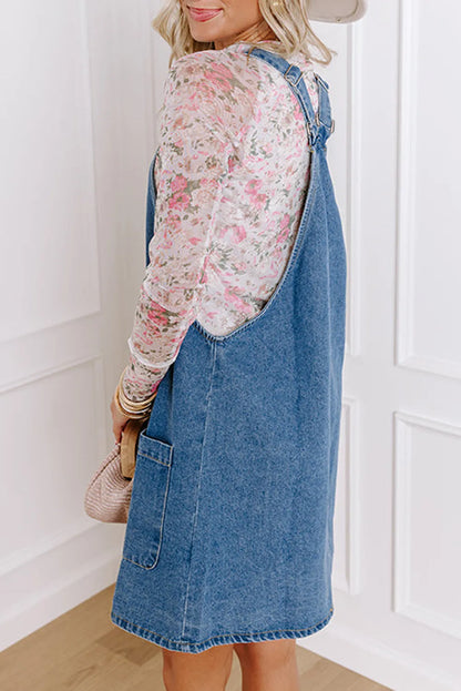 Sweet Cotton Overall Dress