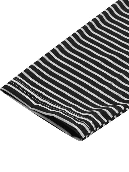 Megan Contrast Stripe Long Sleeve