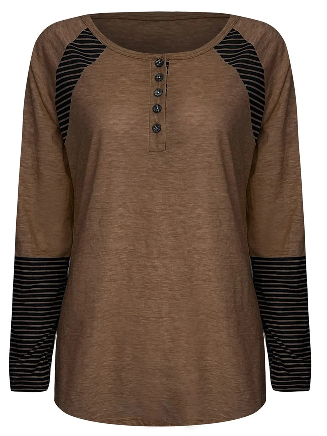 Megan Contrast Stripe Long Sleeve