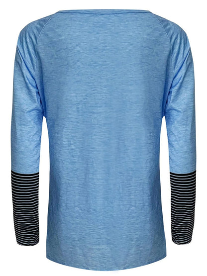 Megan Contrast Stripe Long Sleeve