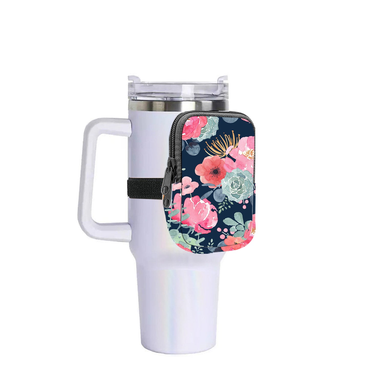 White Tumbler Zip Pouch