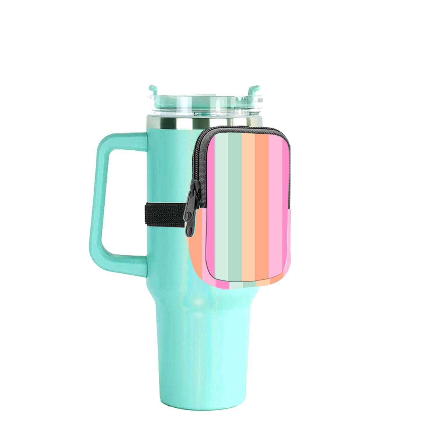 White Tumbler Zip Pouch