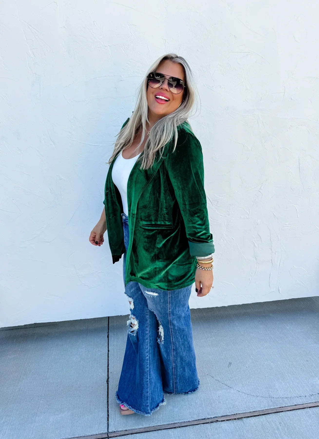 Blakeley: Velvet Blazer in Three Colors