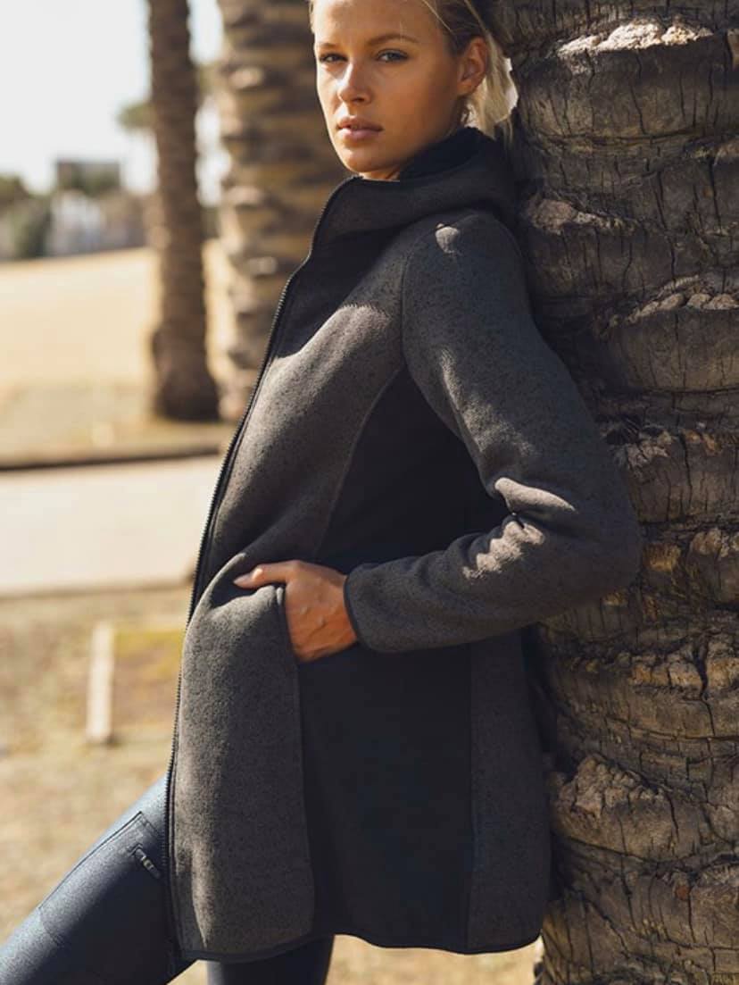 Longline Hoodie Jacket