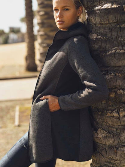 Longline Hoodie Jacket