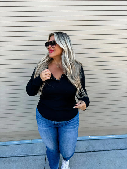 Blakeley: Brooklyn Snap Henley in Five Colors