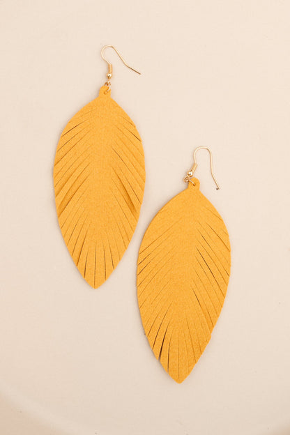 Jasmine Earrings in Mustard