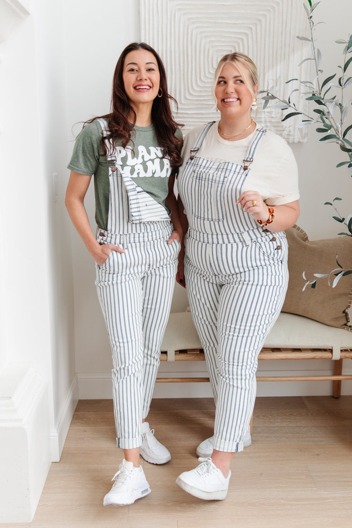 Railroad Stripe Overalls