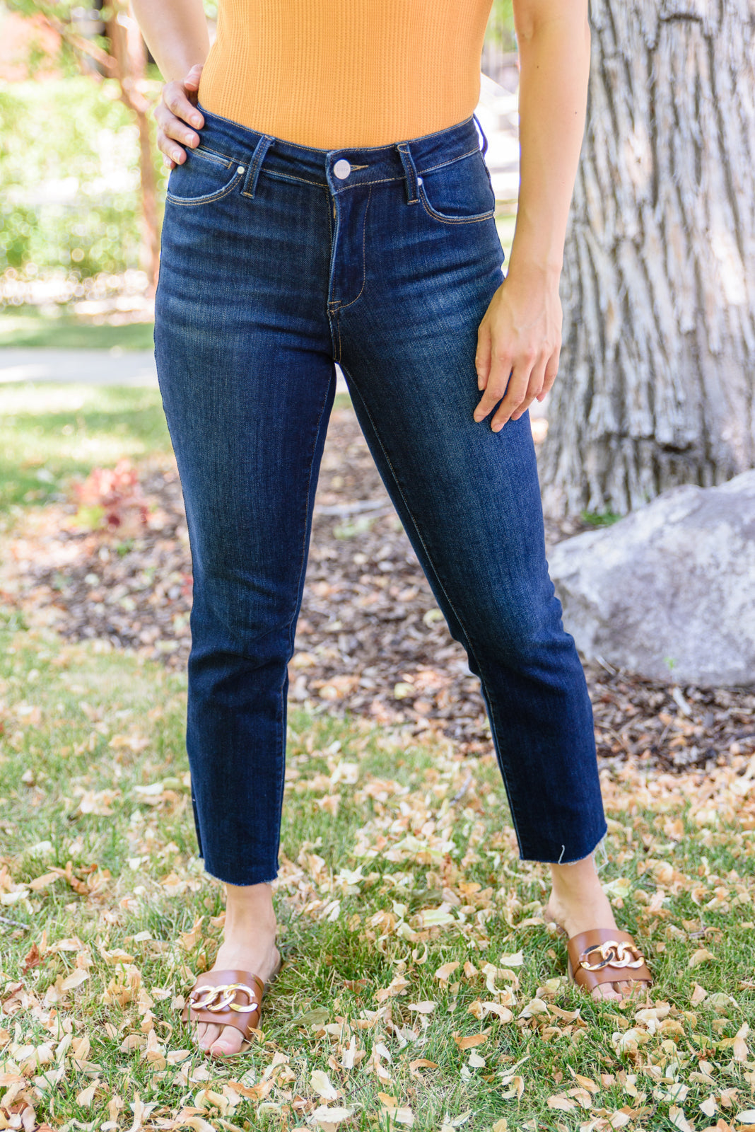 Sofia Dark Wash Skinny Jeans