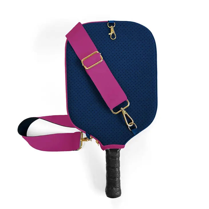 Pickleball Paddle Cover with Strap in Solid Colors