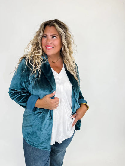 Blakeley: Velvet Blazer in Three Colors