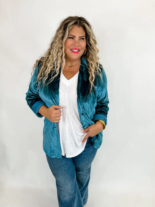 Blakeley: Velvet Blazer in Three Colors